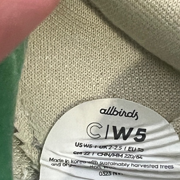 Allbirds Courier Womens Casual Sneakers Gray/Cream Sz 5 - Picture 8 of 9